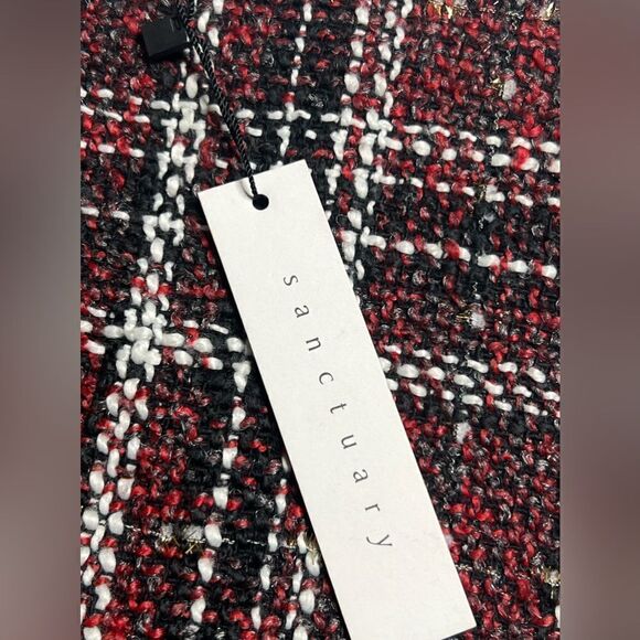 Sanctuary | NWT Lined Plaid Tweed Skirt - Picture 2 of 6